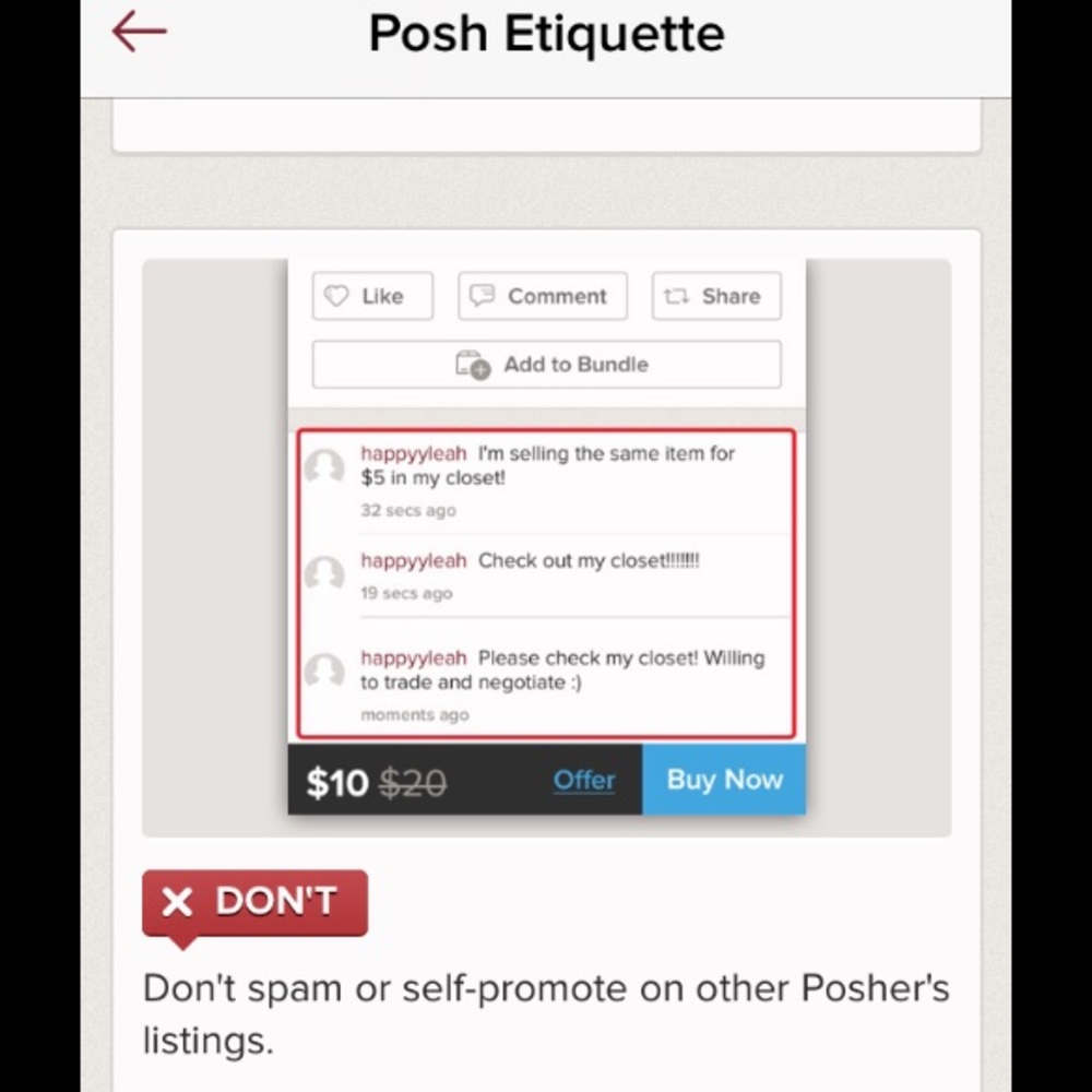 Etiquette