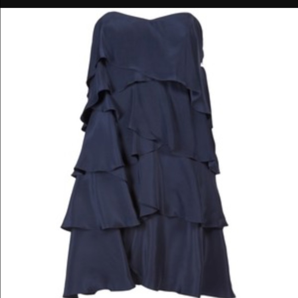 BNWT haute hippie tiered ruffled mini dress