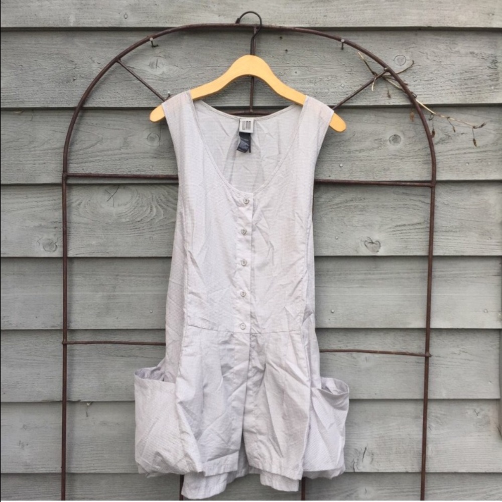 LUUN checked sleeveless tunic