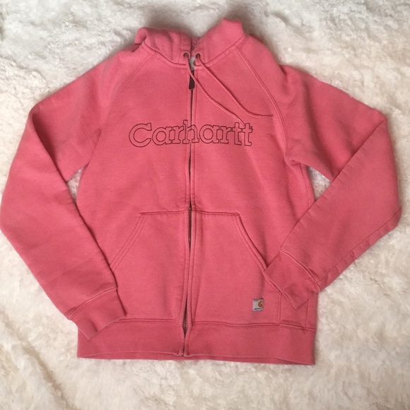 womens pink carhartt hoodie