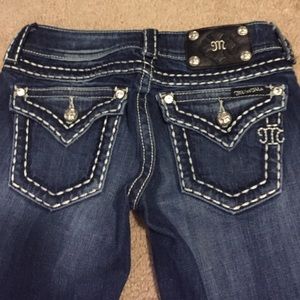 Final price‼️Dark wash Miss Me jeans