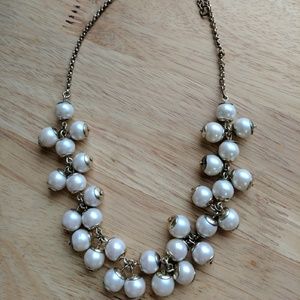 J. Crew Faux Pearl Statement Necklace