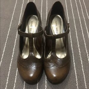 Nine West T-Strap Heels