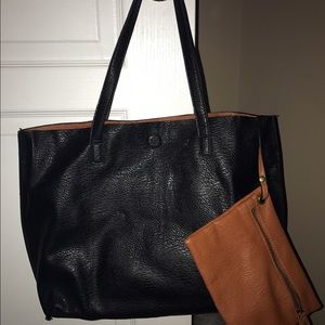 Black/brown purse