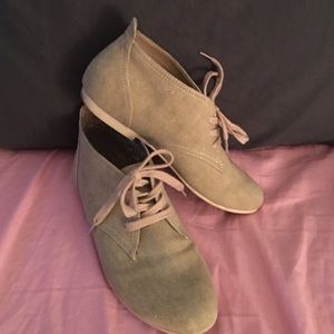 Tan ankle boots