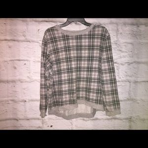 Forever 21 Flannel sweatshirt