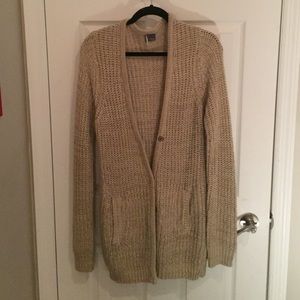 Urban Outfitters Long Beige Knit Sweater