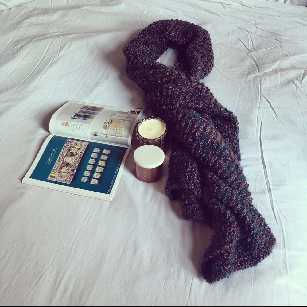 Long knit scarf