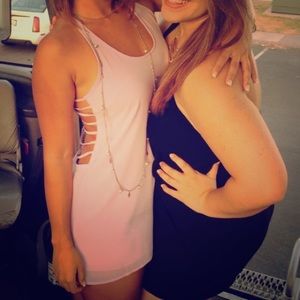 Purple Tobi Dress Open Back Size S