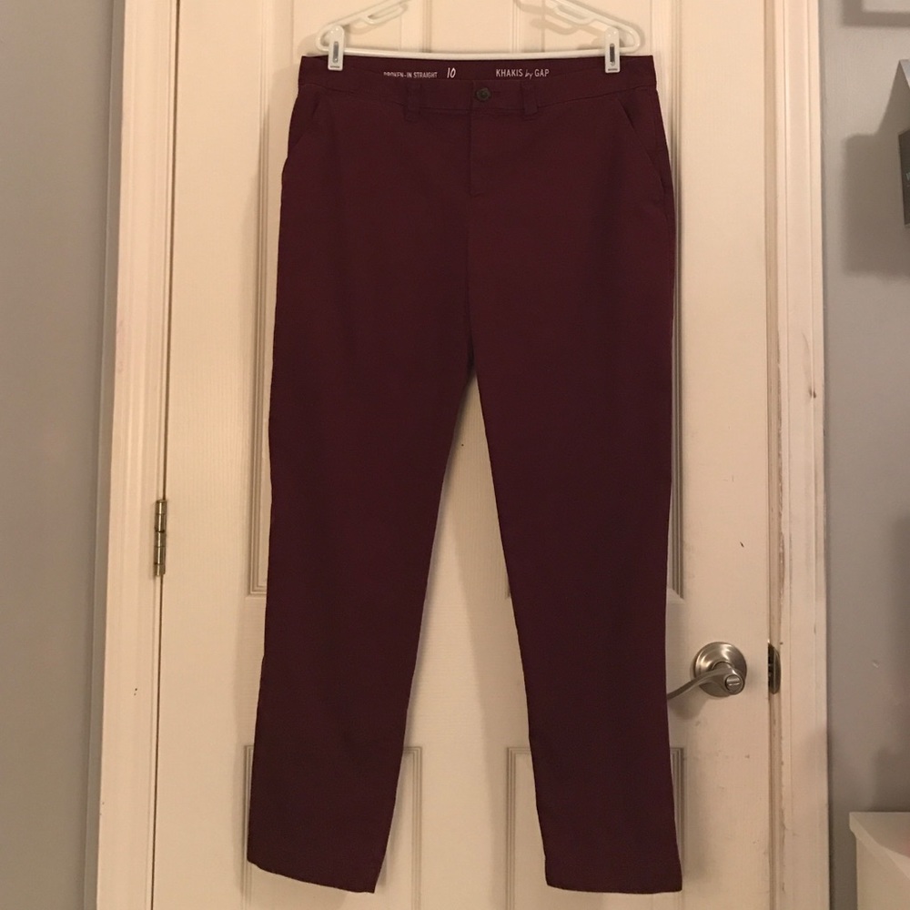 Gap khakis.