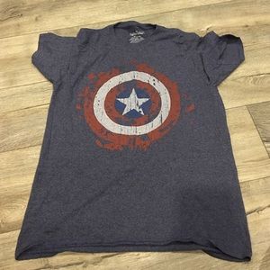 Marvel Captain America T-Shirt, Size M