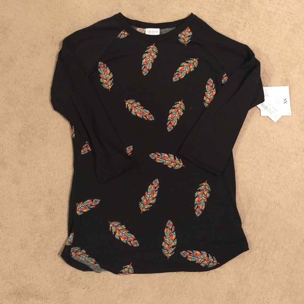 NWT Lularoe Randy with FEATHERS!