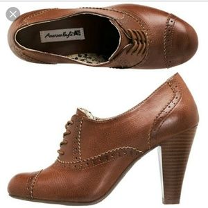 Brown Oxford heels from Payless