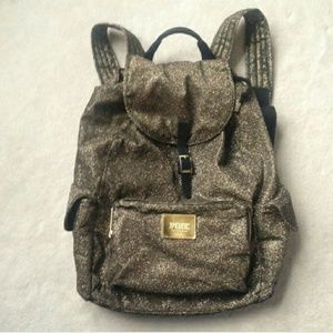 Victoria's Secret Pink glitter backpack