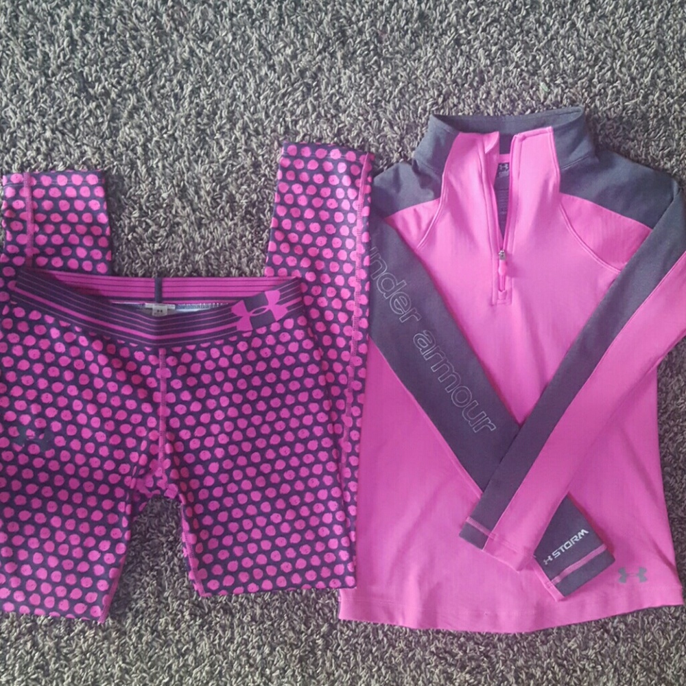 Under Armour Girl's Storm Cold Gear Set