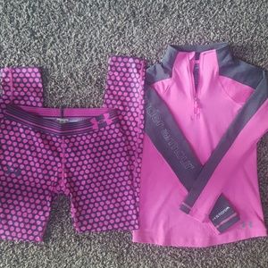 Under Armour Girl's Storm Cold Gear Set