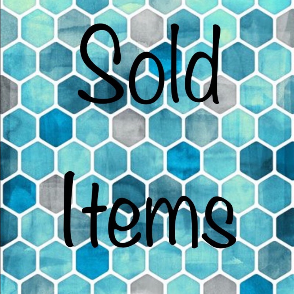 Sold items below this point