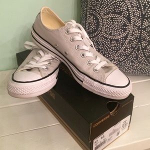 Grey converse shoes
