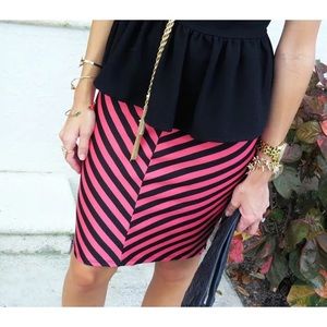 Getting hot in here Chevron Skirt