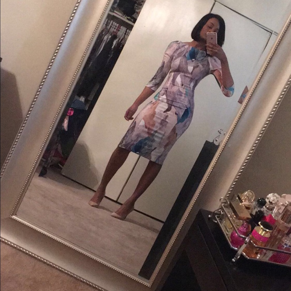HM Watercolor Dress