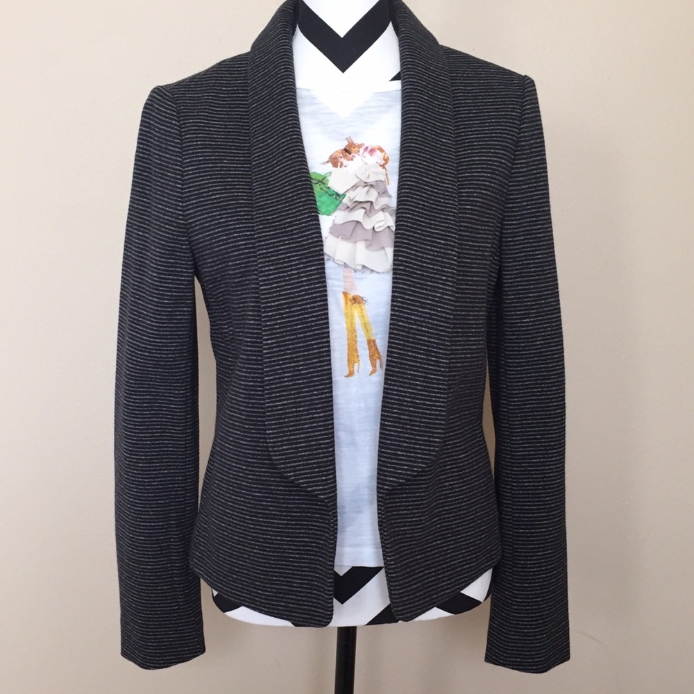 🔘Ann Taylor LOFT Striped Cotton Blazer🔘