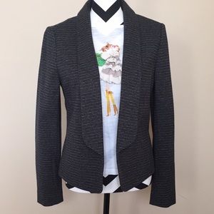 🔘Ann Taylor LOFT Striped Cotton Blazer🔘