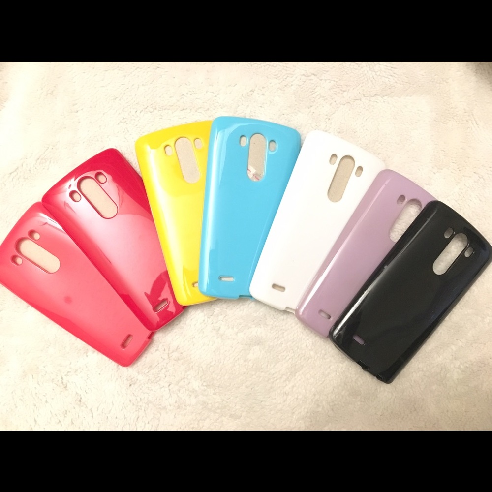 LG G3 soft plastic phone case bundle