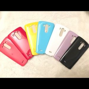 LG G3 soft plastic phone case bundle