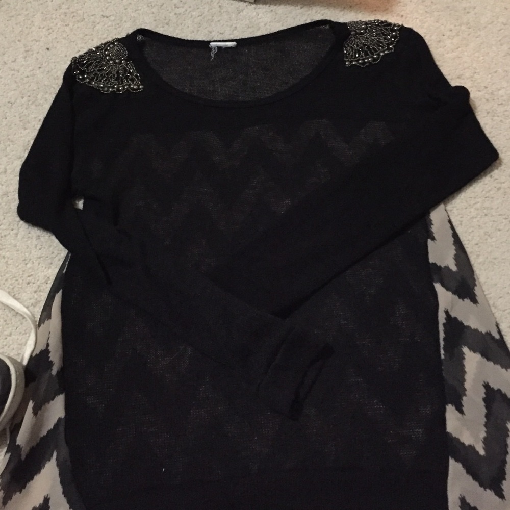 Black sweater