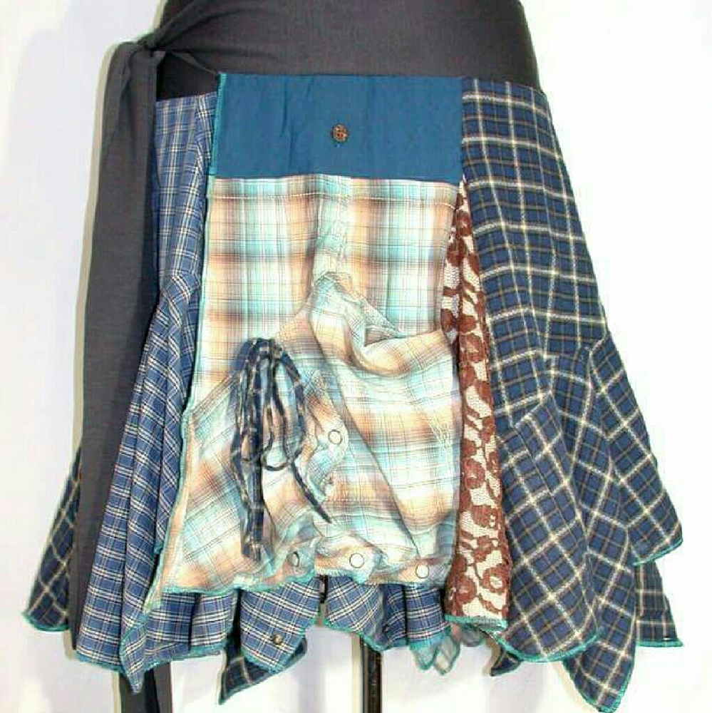 ONE SIZE! ShabbyKnapsack light weight wrap skirt