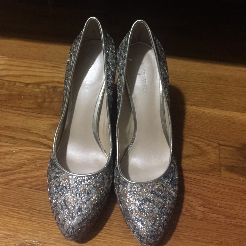 Nine west glitter shoes