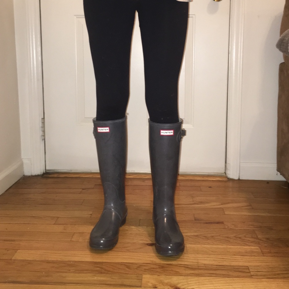Grey Hunter Boots