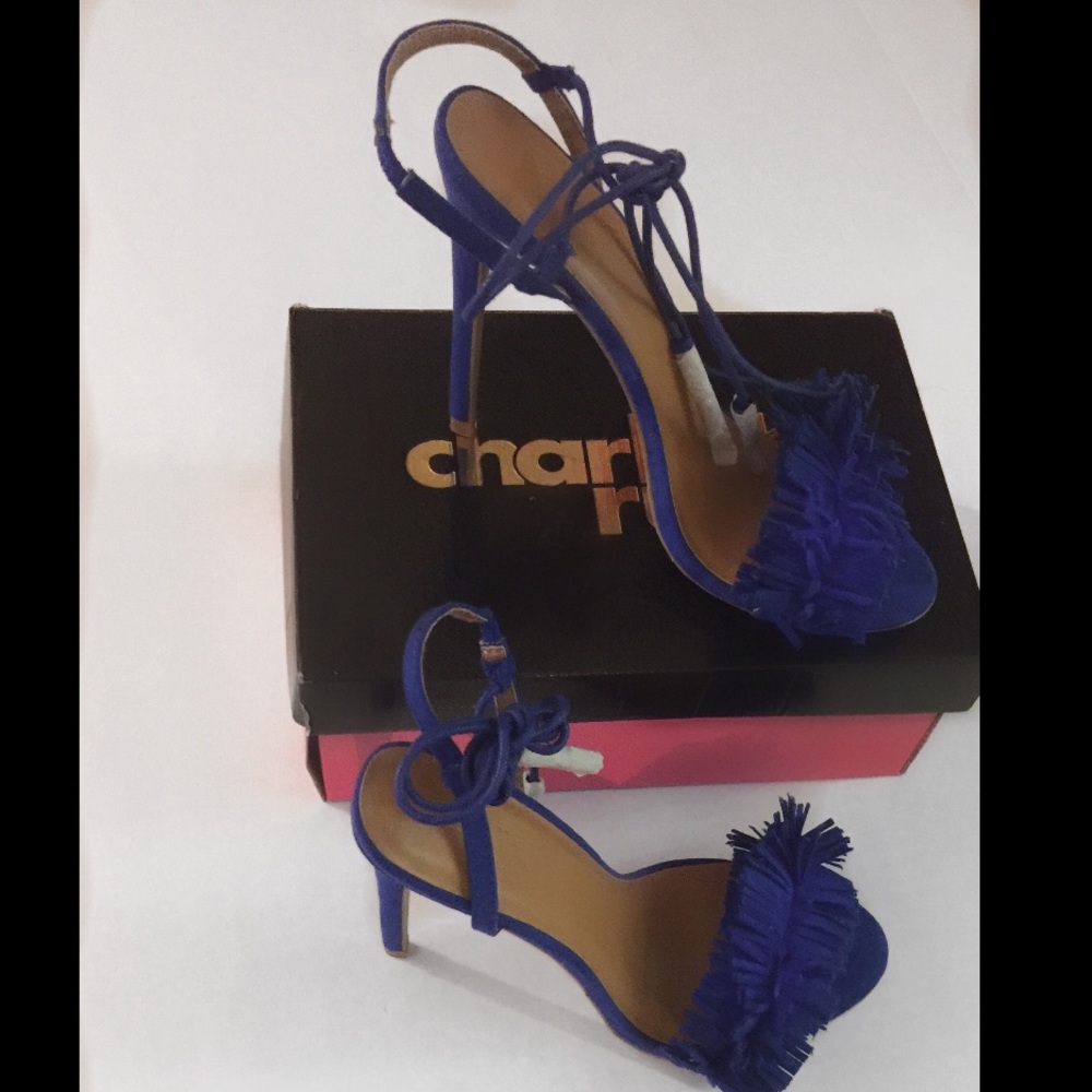 Never Worn Dark Blue Fridge Heel