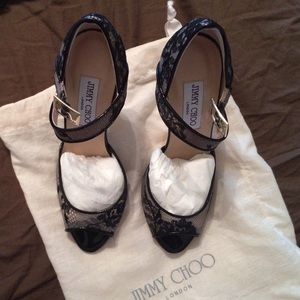 Jimmy Choo Peep Toe Pumps