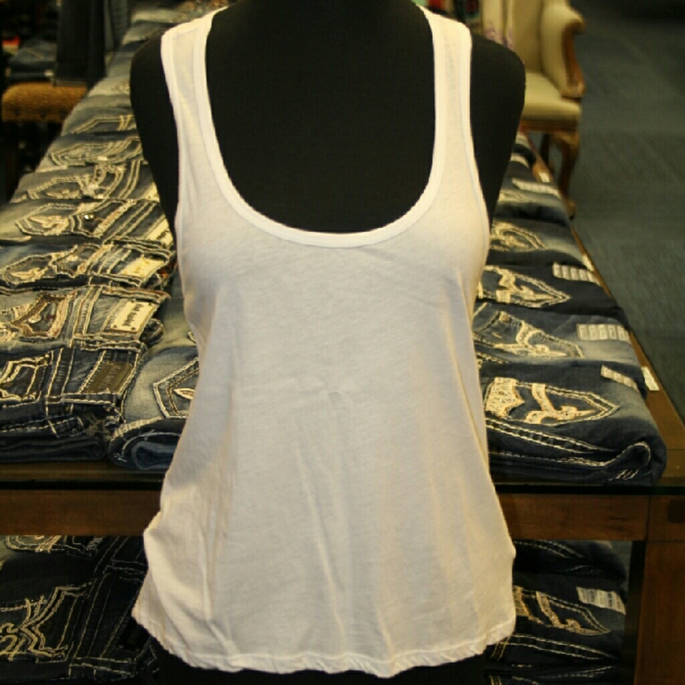 Timing high low tank top