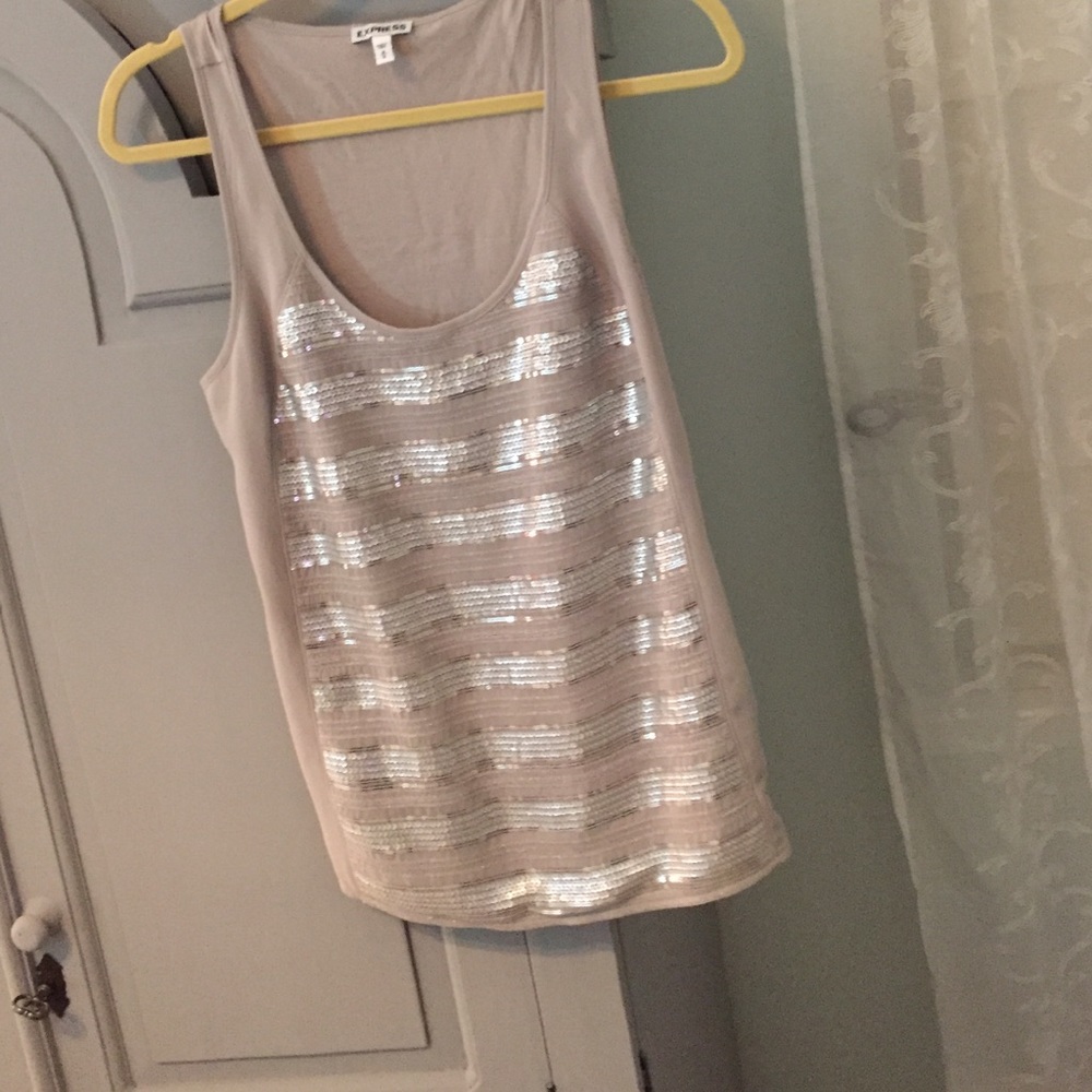 Express sequin tank