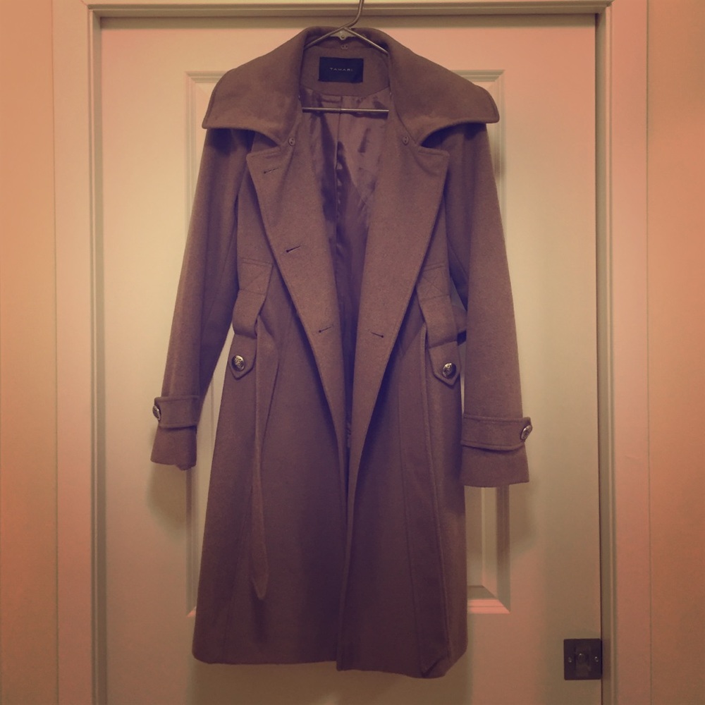 Tahari Wool Blend Coat