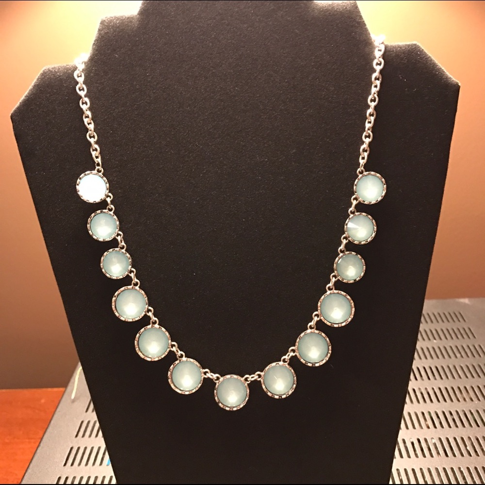 Blue and silver necklace