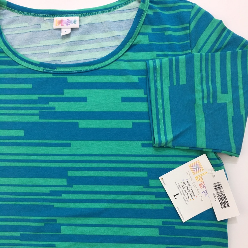 LuLaRoe Julia Dress LARGE!! Brand New with Tags!!!