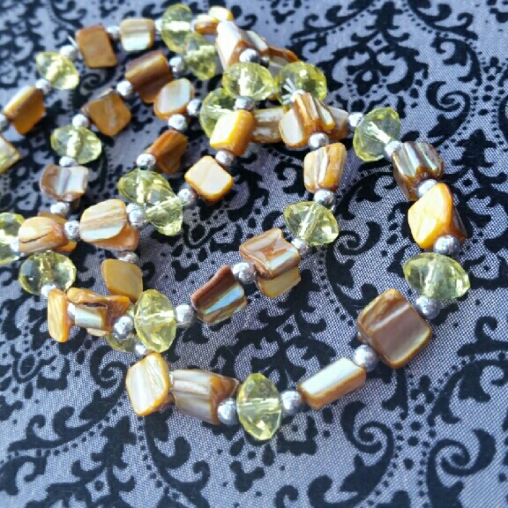 *sold*Earthy beaded bracelets