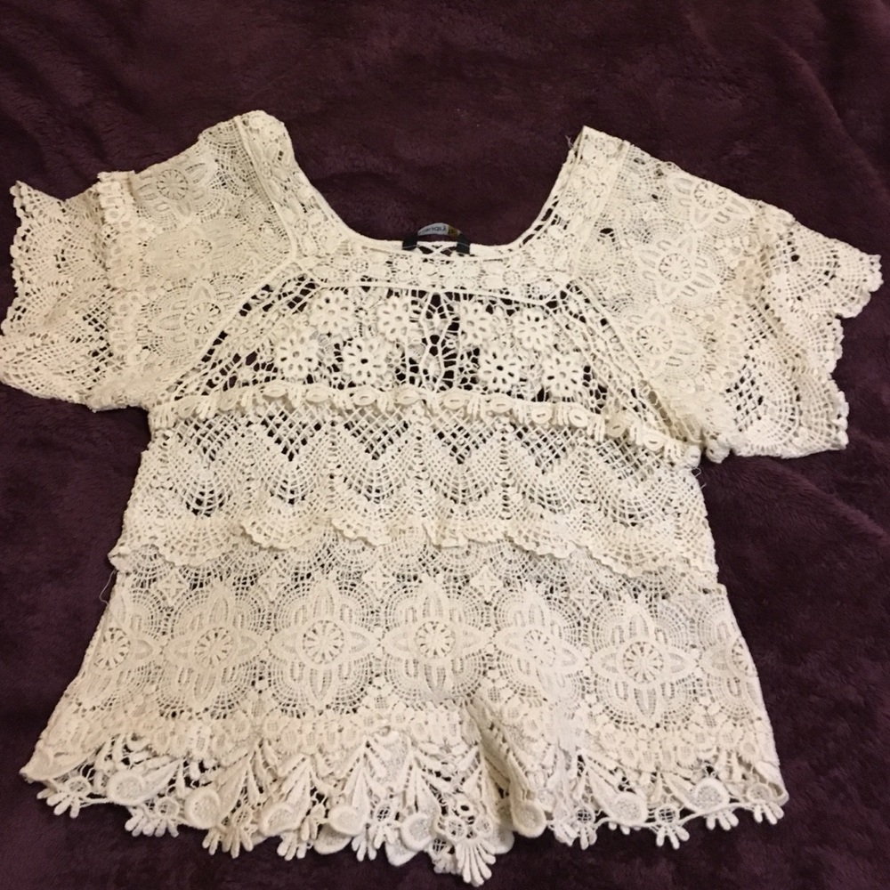 Bohemian lace t shirt!