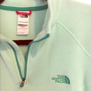 Mint North Face Fleece