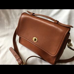 Coach Handbag Made in Hungary British Tan