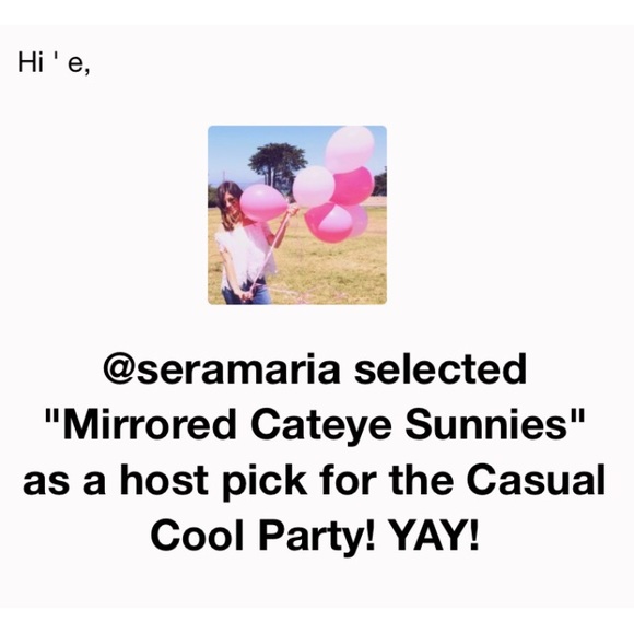 Mirrored Cateye Sunnies - Picture 3 of 3