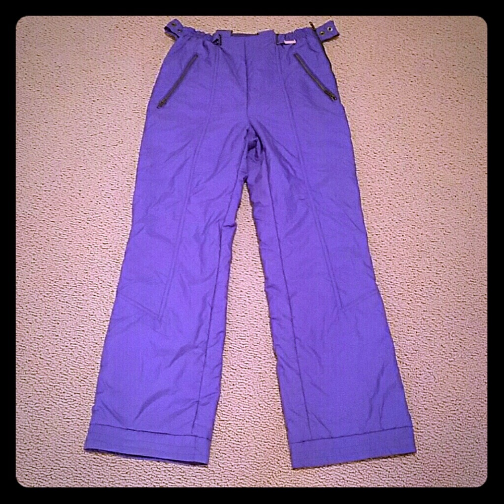 Lavender powder ski pants
