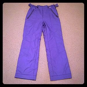 Lavender powder ski pants