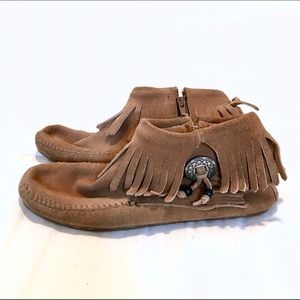 Brown Suede Moccasins