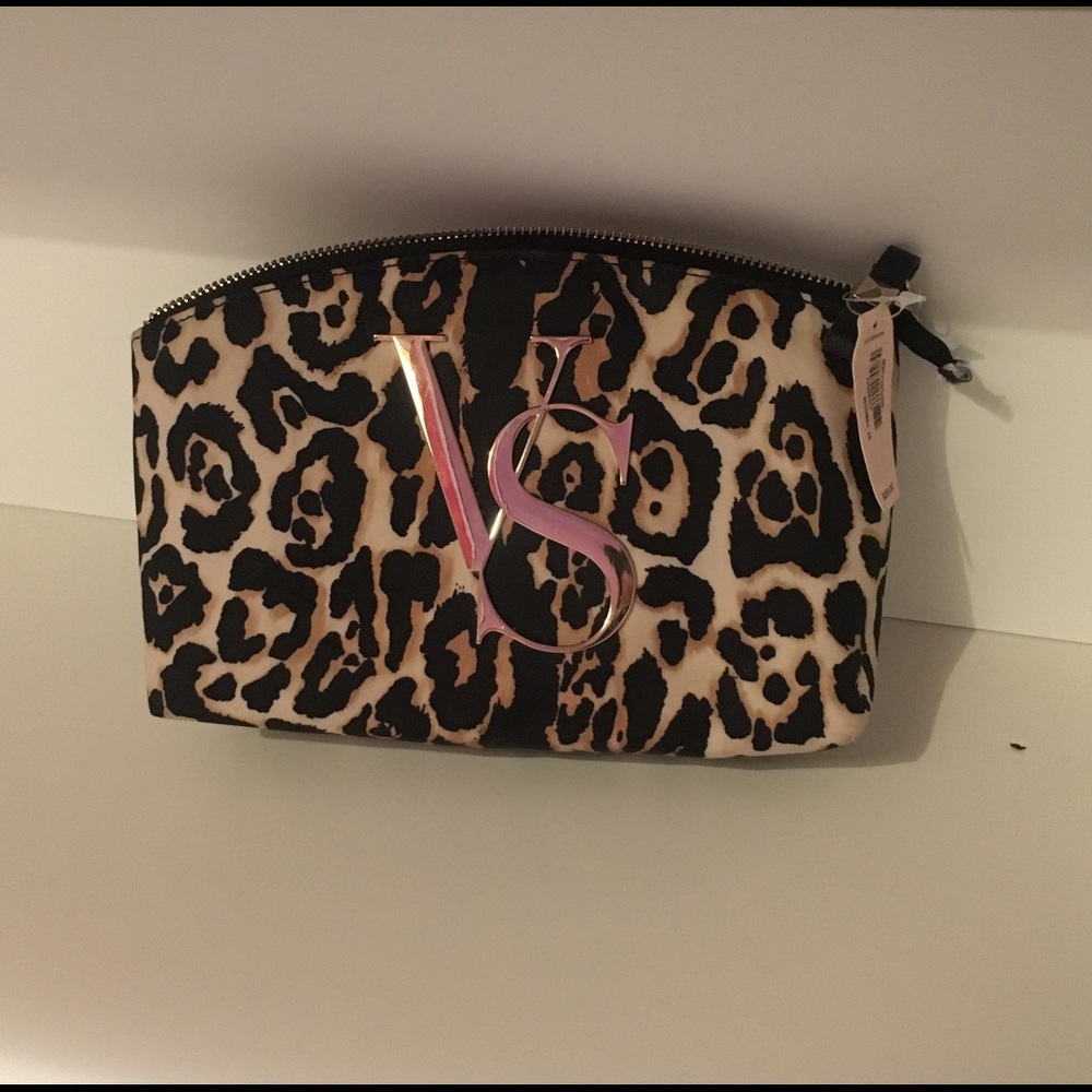 Victoria secret make up / cosmetic bag / cheetah