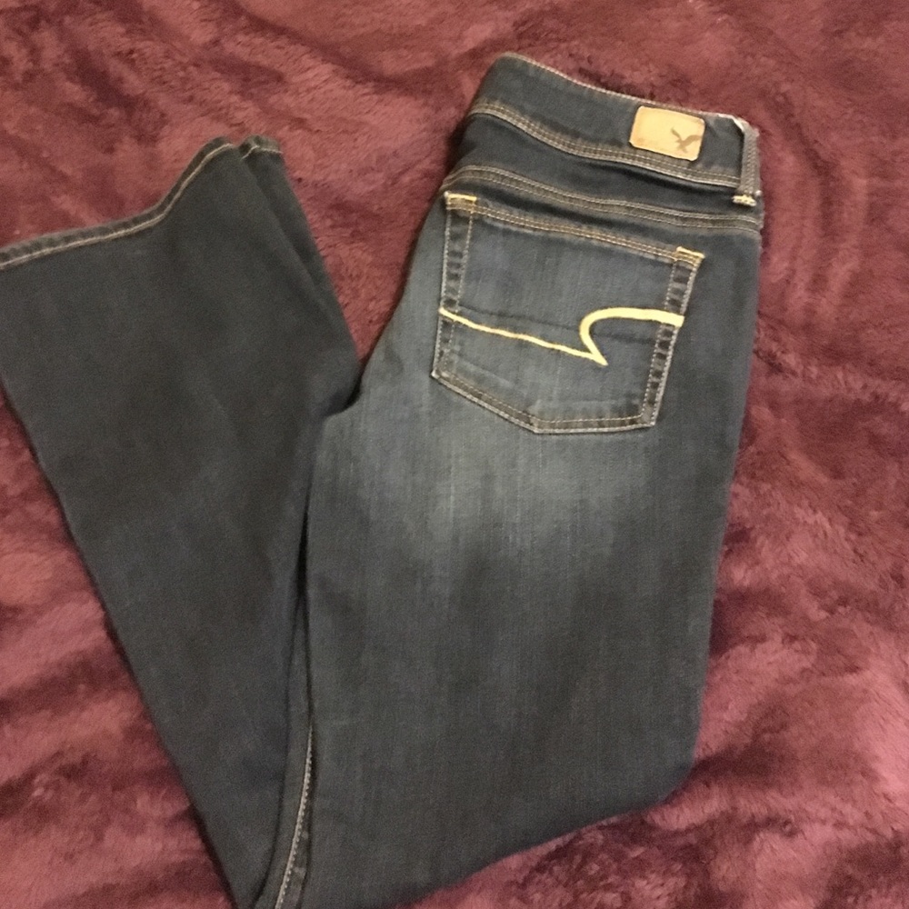Dark American eagle jeans