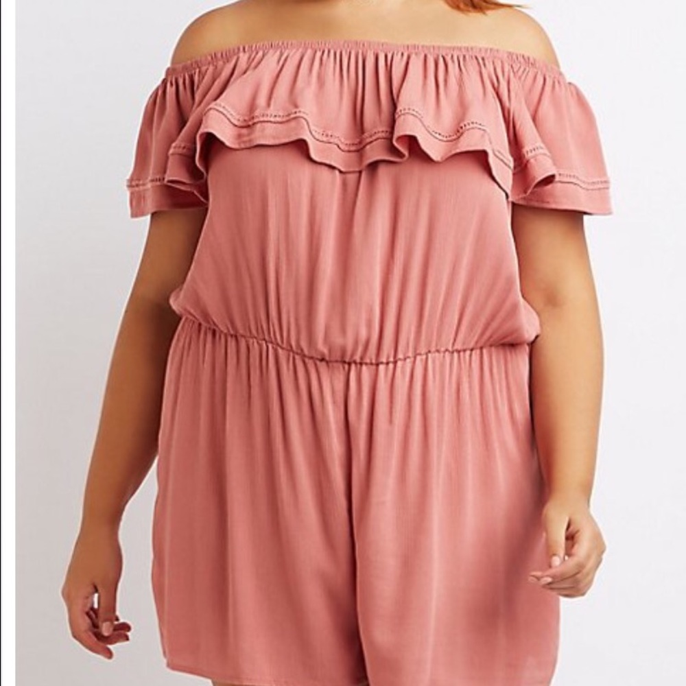 NWT off shoulder romper - Picture 1 of 3